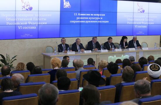 Plenary meeting of the Russian Civic Chamber of the 6th convocation