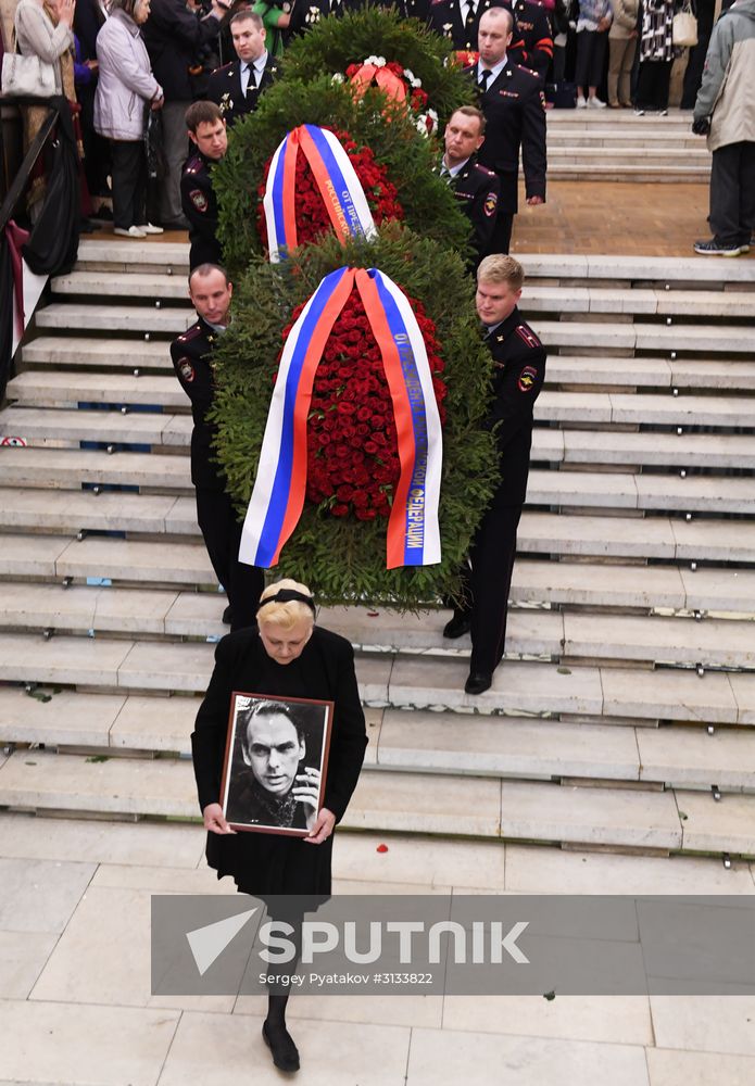 Farewell ceremony for actor Alexei Batalov