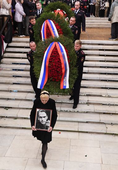 Farewell ceremony for actor Alexei Batalov