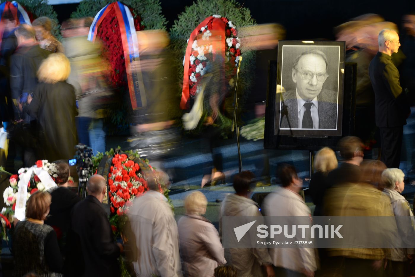 Farewell ceremony for actor Alexei Batalov