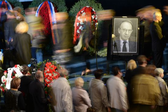 Farewell ceremony for actor Alexei Batalov