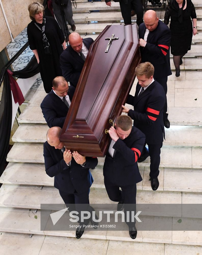 Farewell ceremony for actor Alexei Batalov