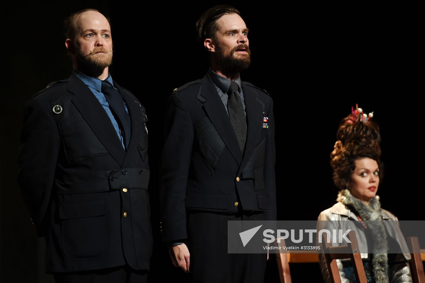 Rehearsal of play "Track 3" at the Chekhov International Theater Festival