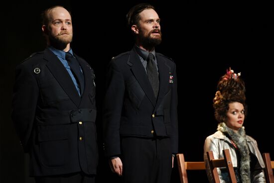 Rehearsal of play "Track 3" at the Chekhov International Theater Festival