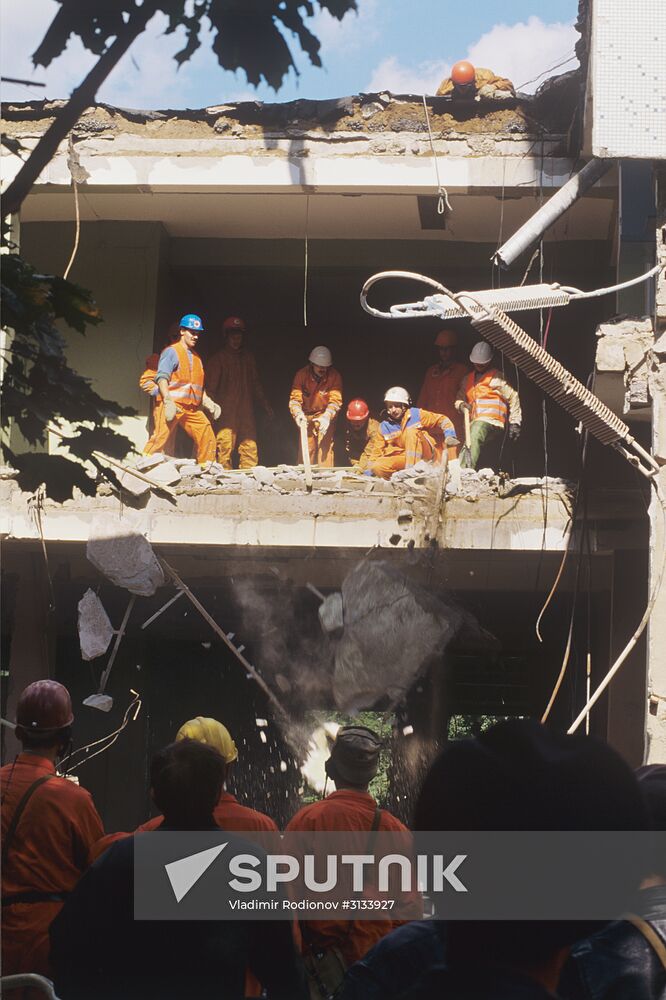 Explosion in a building on Sormovskaya Street, Moscow