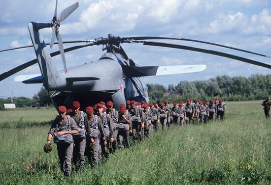 Russian-French military exercises in Russia