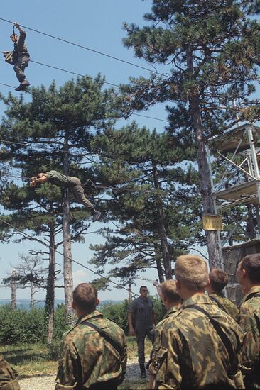Russian-French military exercises in France