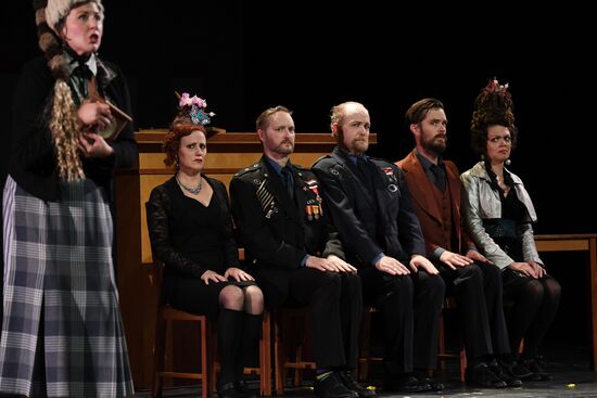 Run-through of play "Track 3" at Chekhov Theater Festival