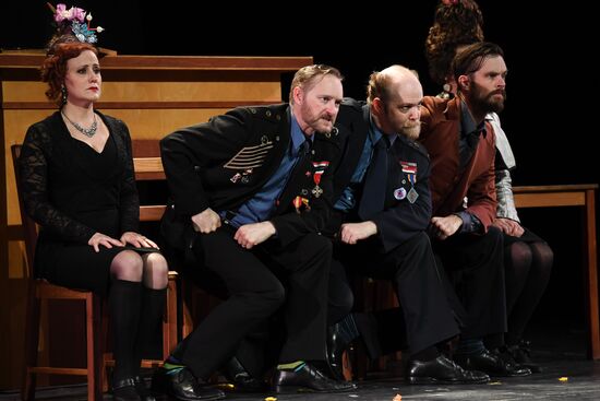 Run-through of play "Track 3" at Chekhov Theater Festival