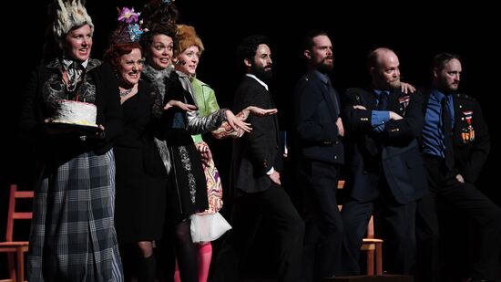 Run-through of play "Track 3" at Chekhov Theater Festival