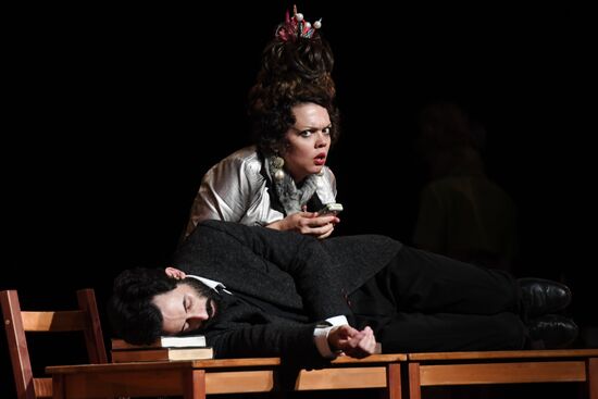 Run-through of play "Track 3" at Chekhov Theater Festival