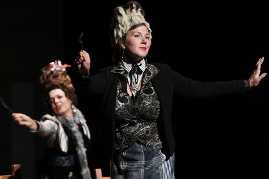 Run-through of play "Track 3" at Chekhov Theater Festival