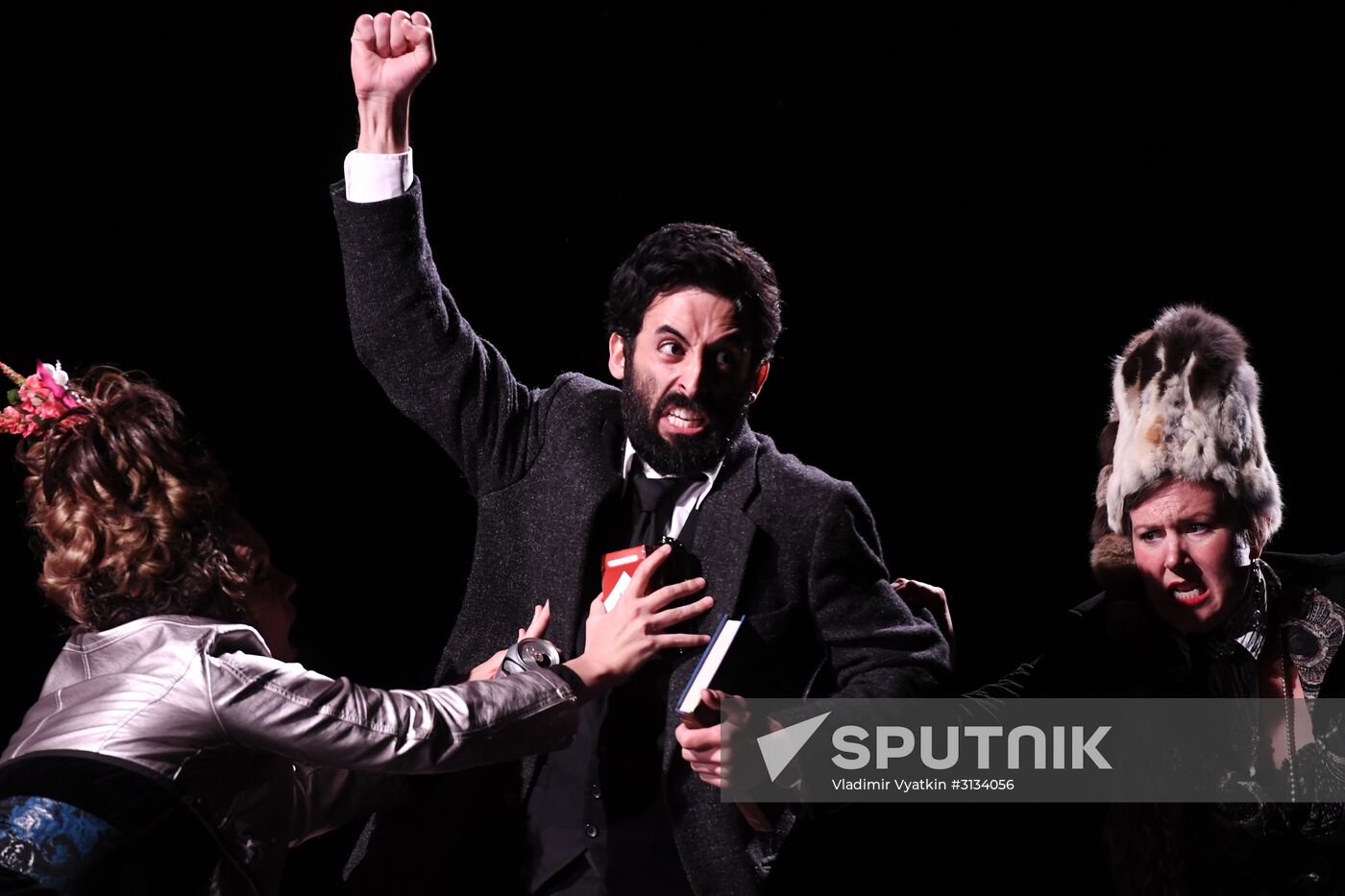 Run-through of play "Track 3" at Chekhov Theater Festival