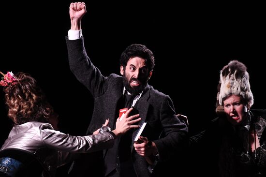 Run-through of play "Track 3" at Chekhov Theater Festival
