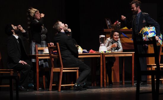 Run-through of play "Track 3" at Chekhov Theater Festival