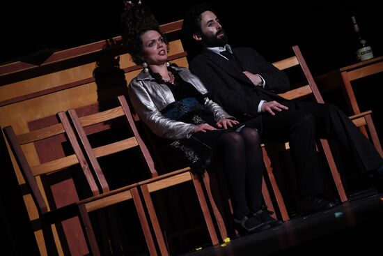 Run-through of play "Track 3" at Chekhov Theater Festival