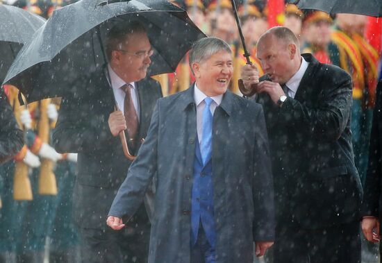 Kyrgyzstan President Almazbek Atambaev comes on official visit to Russia