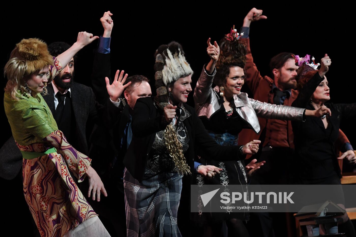Run-through of play "Track 3" at Chekhov Theater Festival