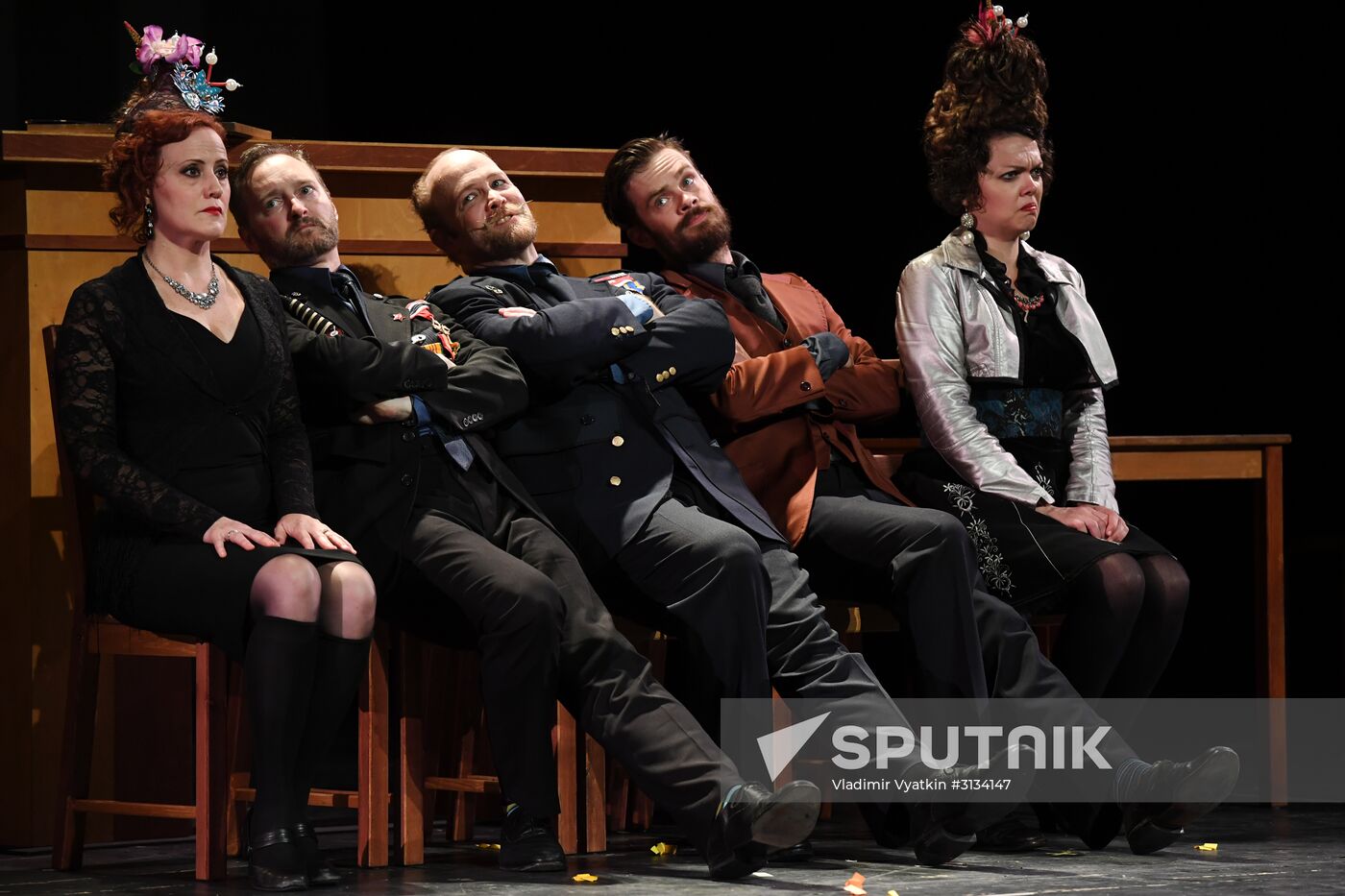 Run-through of play "Track 3" at Chekhov Theater Festival