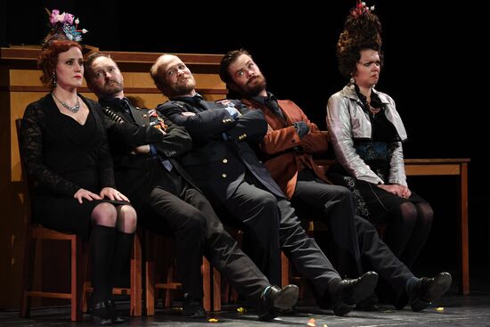 Run-through of play "Track 3" at Chekhov Theater Festival