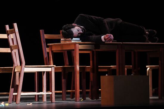 Rehearsal of play "Track 3" at the Chekhov International Theater Festival