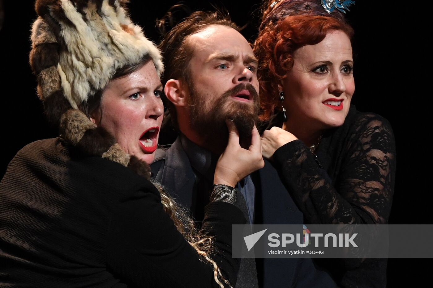 Rehearsal of play "Track 3" at the Chekhov International Theater Festival