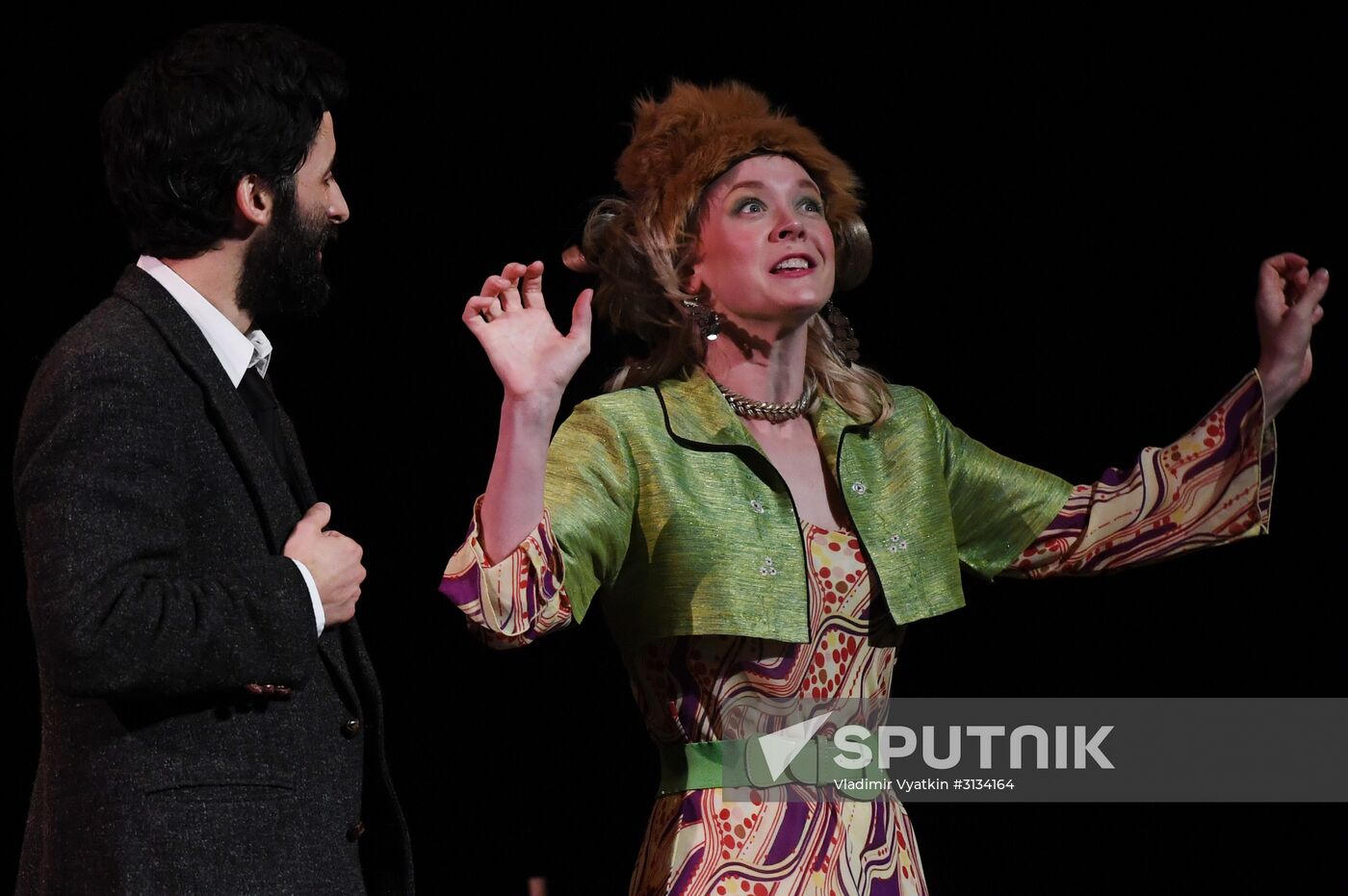 Rehearsal of play "Track 3" at the Chekhov International Theater Festival