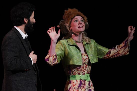 Rehearsal of play "Track 3" at the Chekhov International Theater Festival
