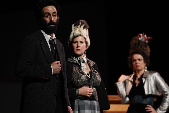 Rehearsal of play "Track 3" at the Chekhov International Theater Festival