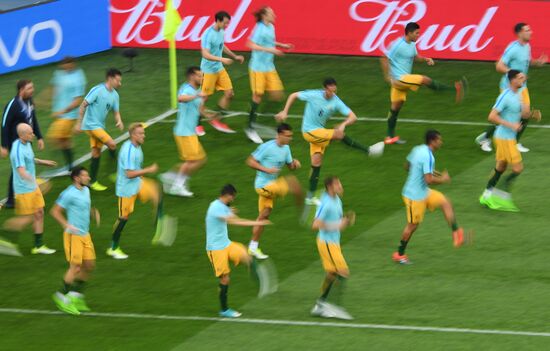 Football. 2017 FIFA Confederations Cup. Australia vs. Germany