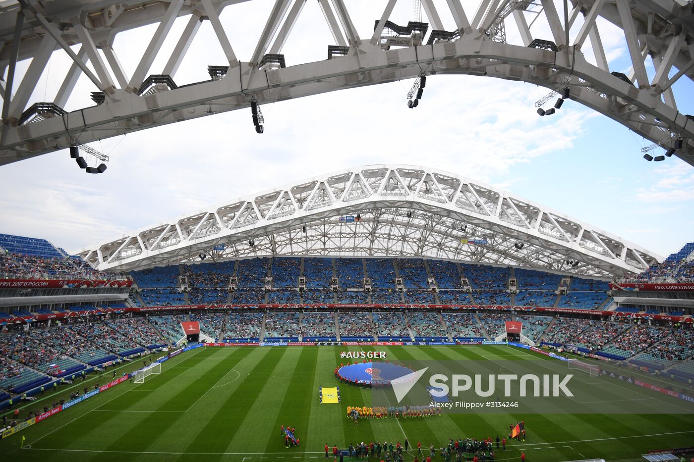 Football. 2017 FIFA Confederations Cup. Australia vs. Germany