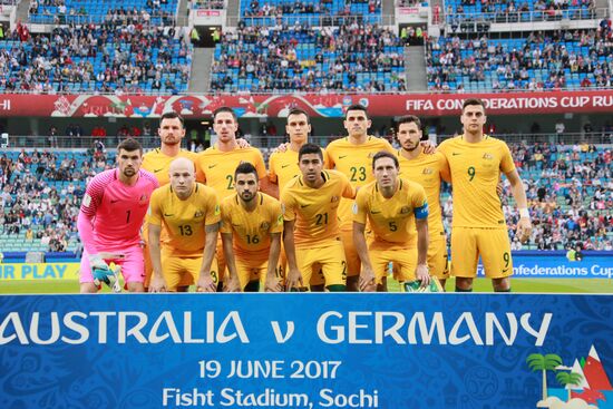 Football. 2017 FIFA Confederations Cup. Australia vs. Germany