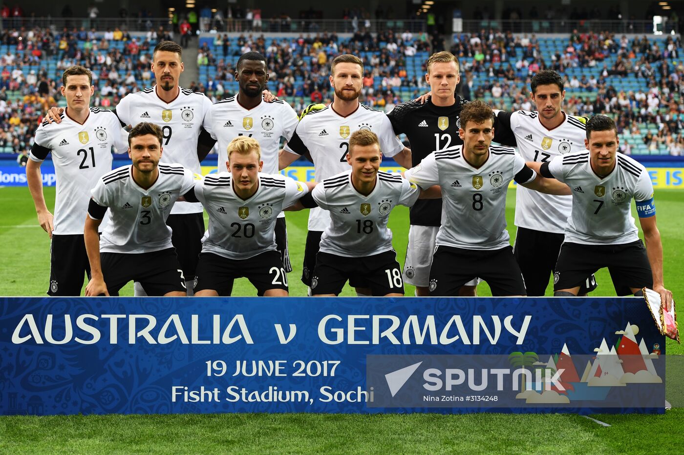 Football. 2017 FIFA Confederations Cup. Australia vs. Germany