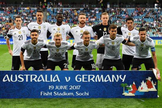 Football. 2017 FIFA Confederations Cup. Australia vs. Germany