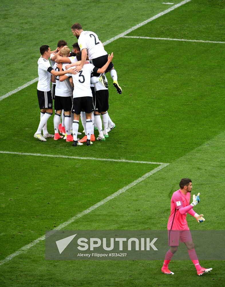 Football. 2017 FIFA Confederations Cup. Australia vs. Germany