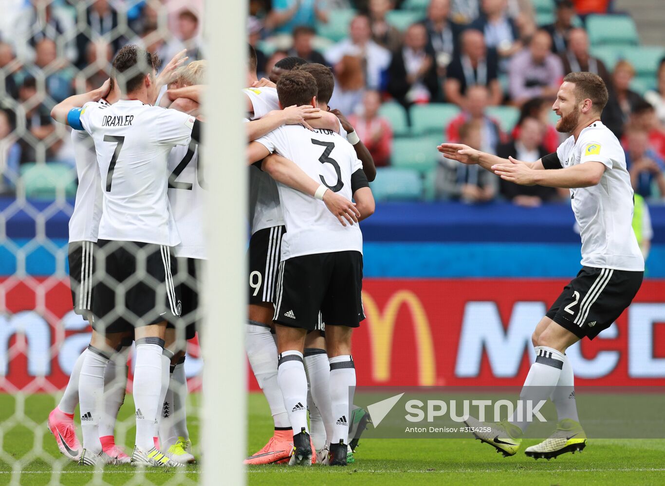 Football. 2017 FIFA Confederations Cup. Australia vs. Germany