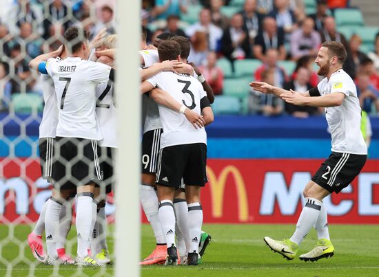 Football. 2017 FIFA Confederations Cup. Australia vs. Germany