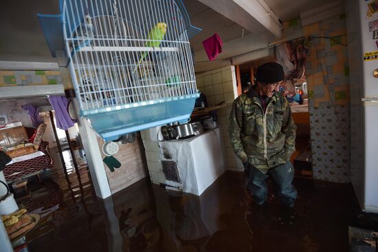 Flooding in Russia's Republic of Komi