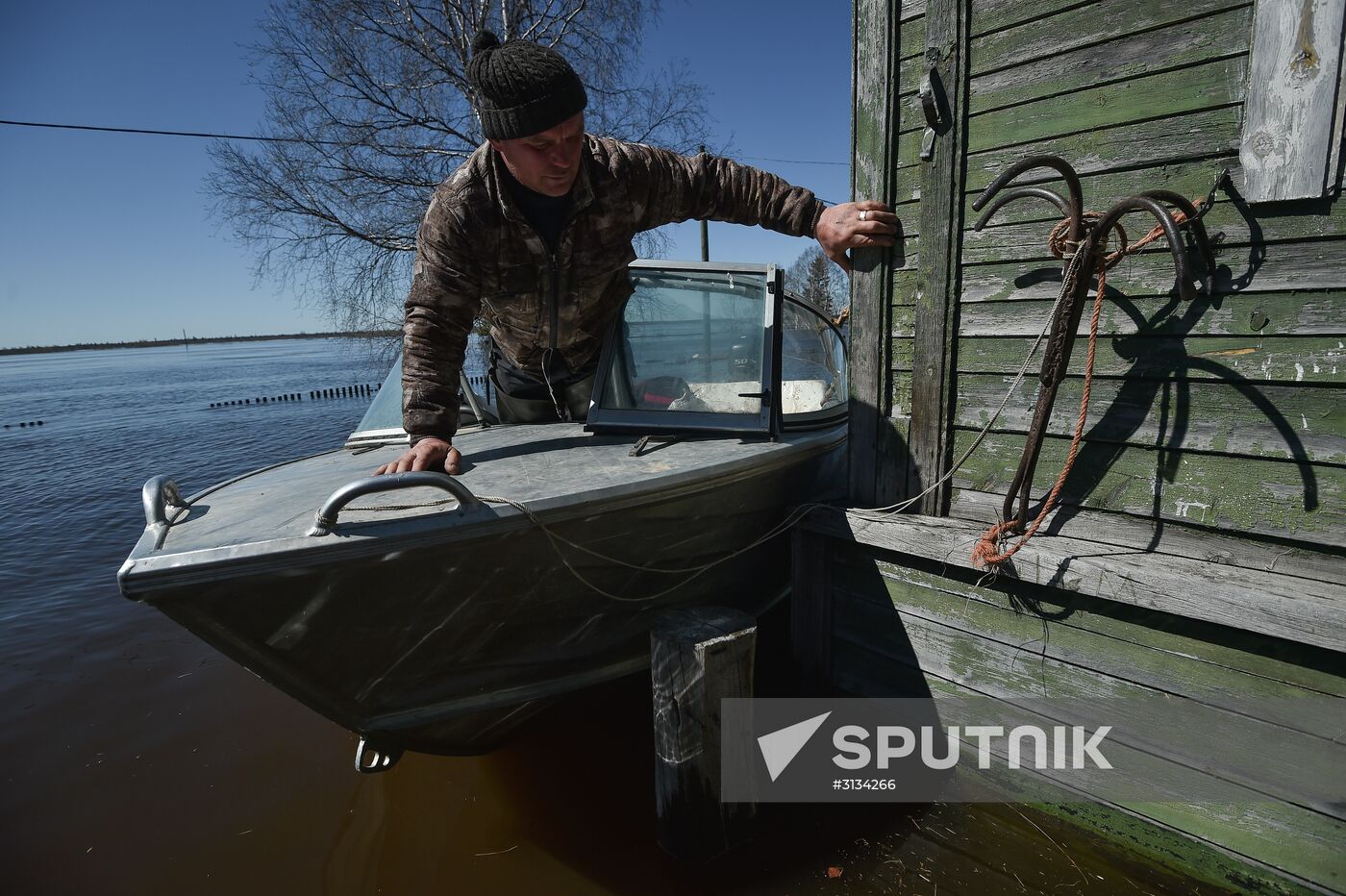 Flooding in Russia's Republic of Komi