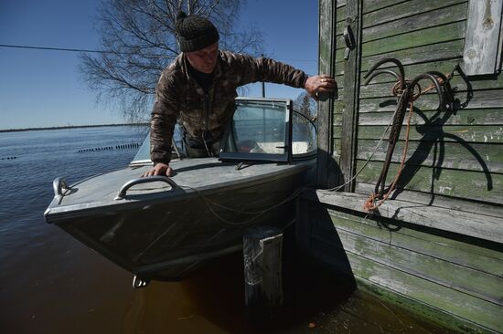 Flooding in Russia's Republic of Komi