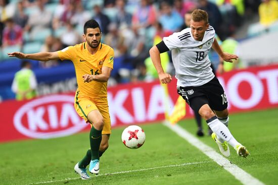 Football. 2017 FIFA Confederations Cup. Australia vs. Germany