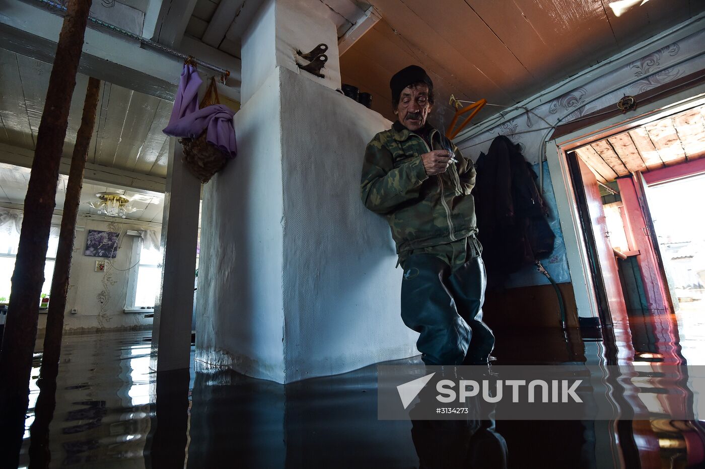 Flooding in Russia's Republic of Komi
