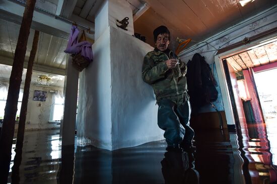 Flooding in Russia's Republic of Komi