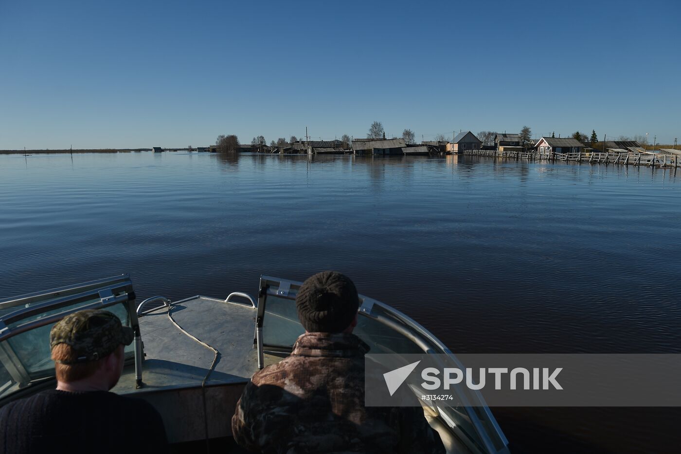 Flooding in Russia's Republic of Komi