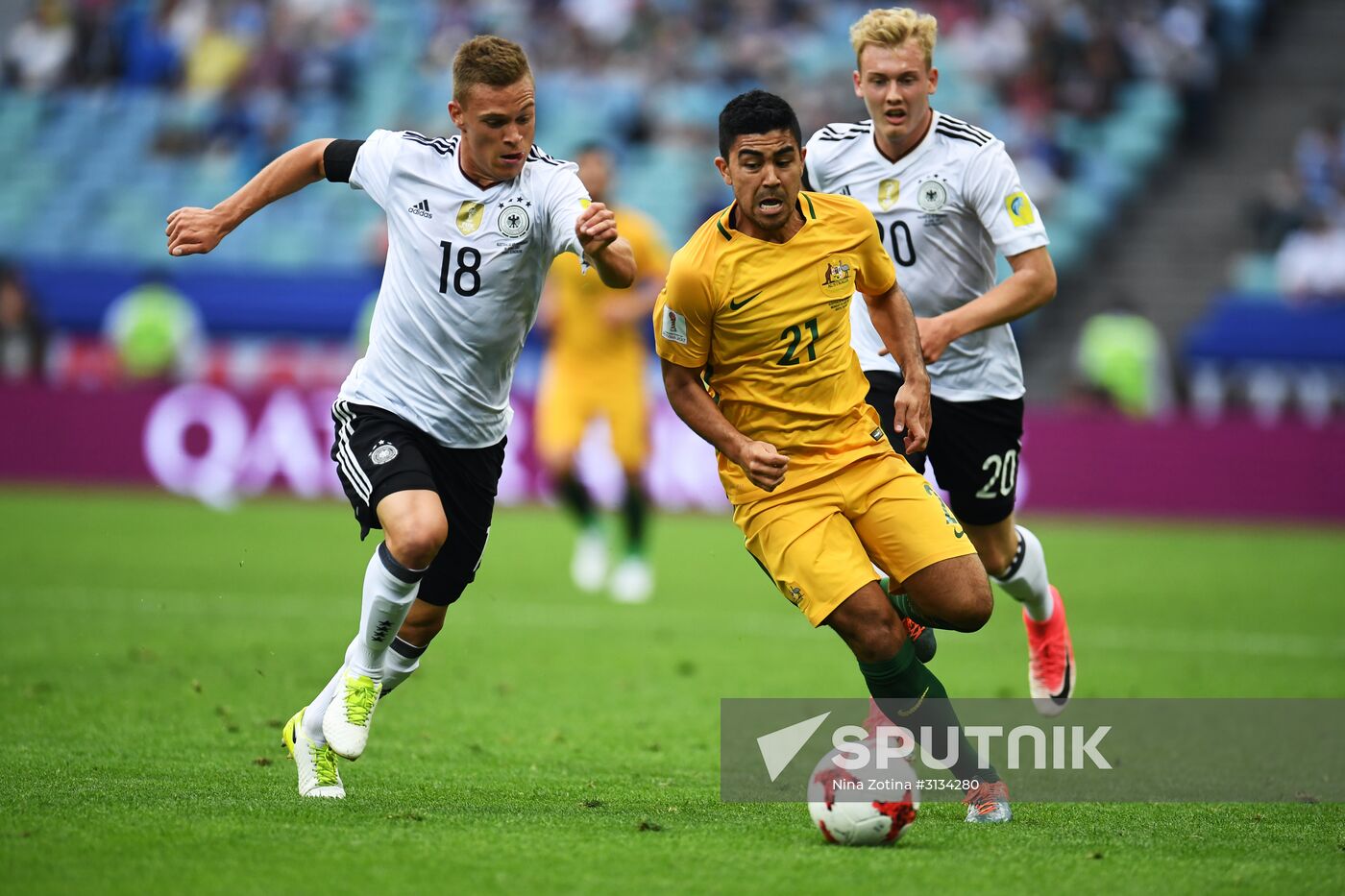 Football. 2017 FIFA Confederations Cup. Australia vs. Germany