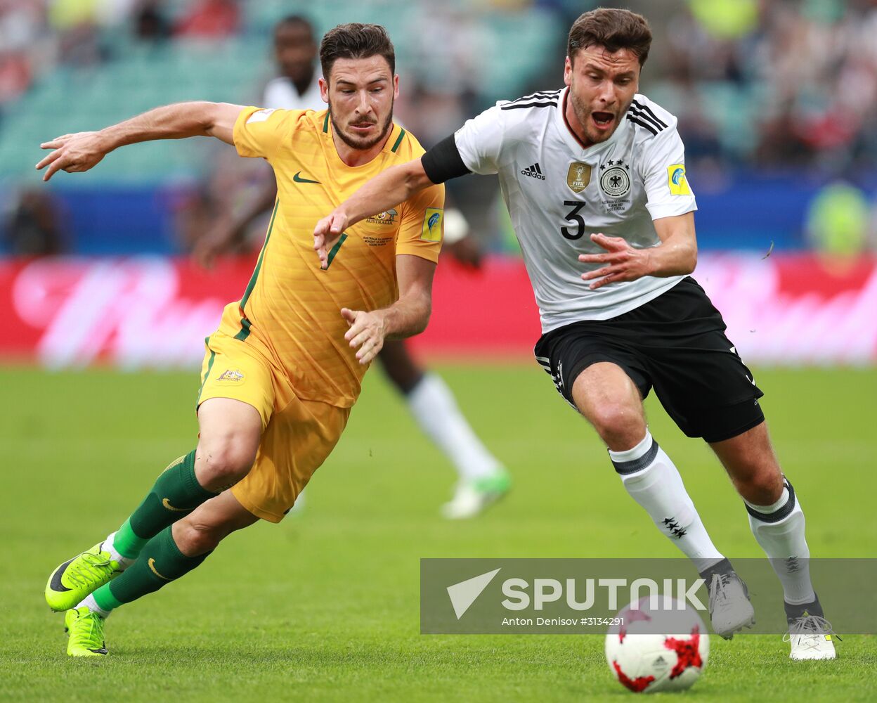 Football. 2017 FIFA Confederations Cup. Australia vs. Germany