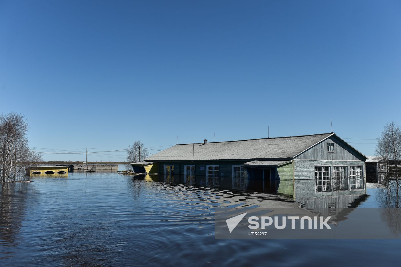 Flooding in Russia's Republic of Komi