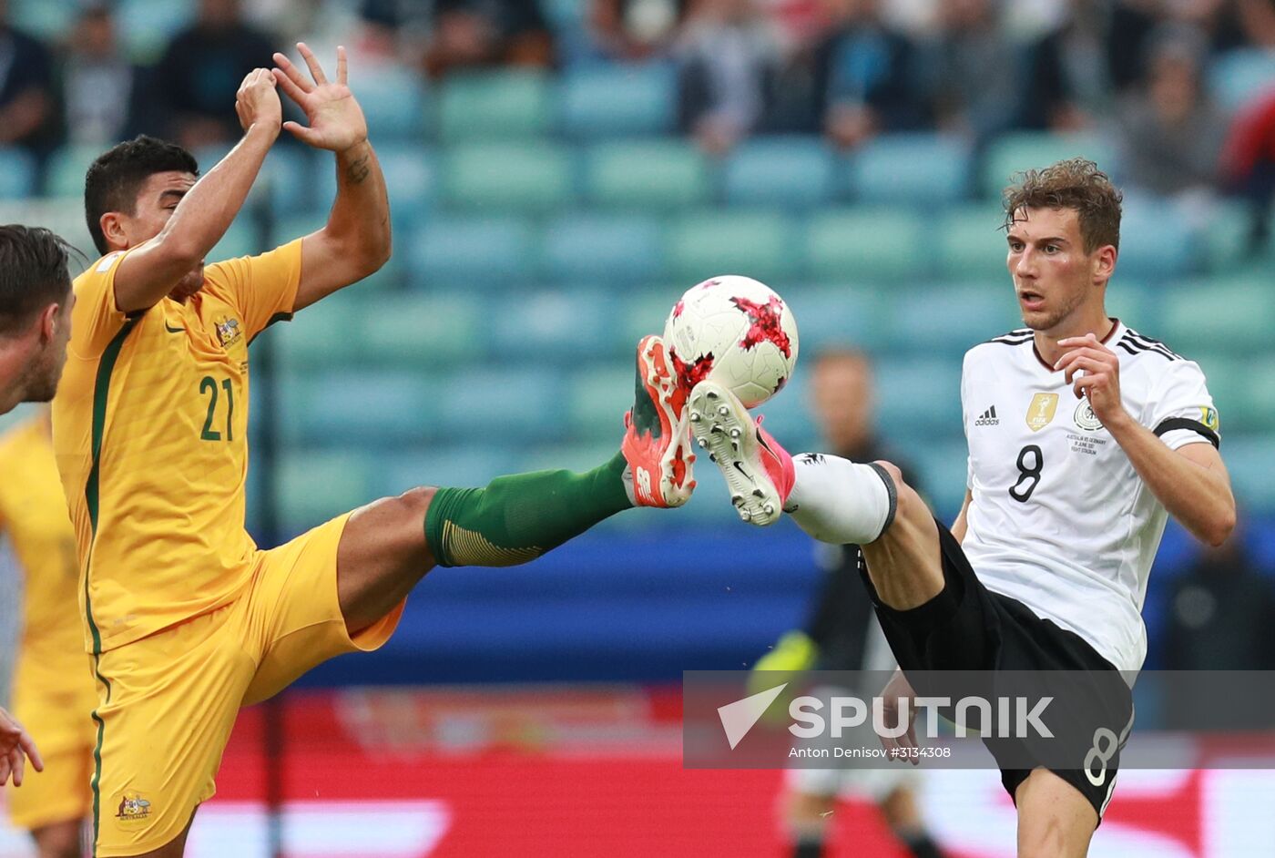 Football. 2017 FIFA Confederations Cup. Australia vs. Germany
