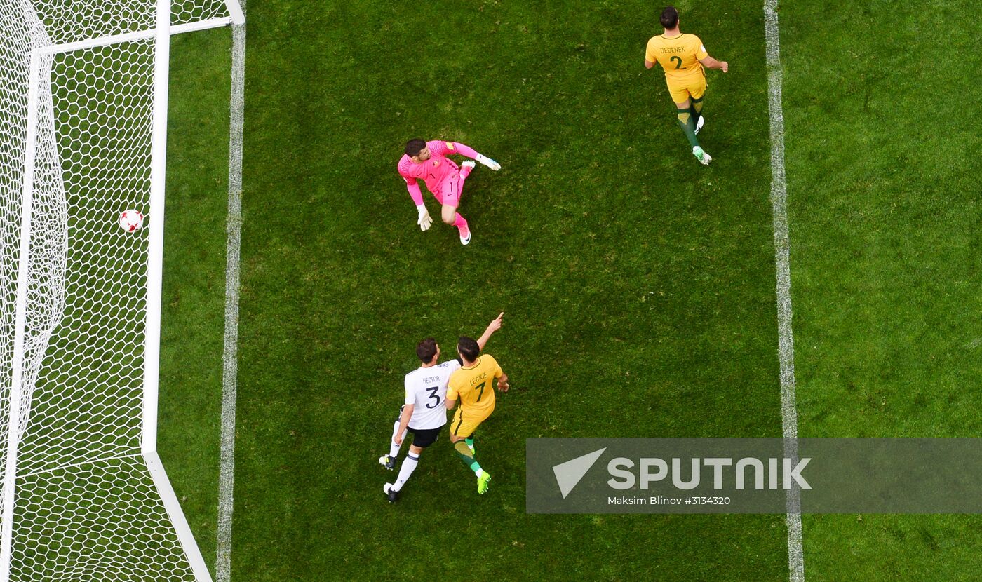 Football. 2017 FIFA Confederations Cup. Australia vs. Germany