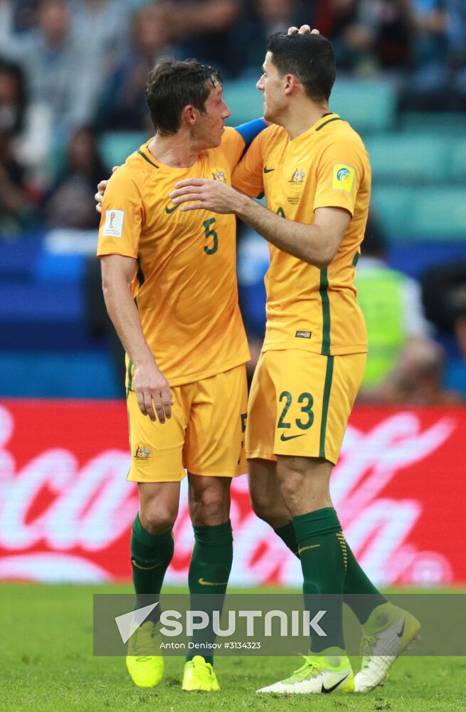 Football. 2017 FIFA Confederations Cup. Australia vs. Germany